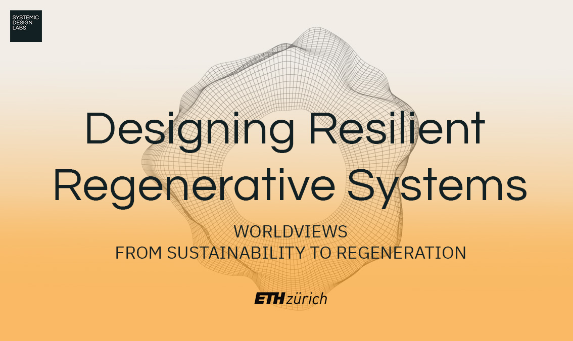 Worldviews - Moving from Sustainability to Regeneration RRS-01x